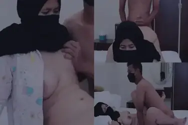 Tante Berjilbab Rencana Tidur Berubah Lumer